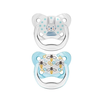 Dr. Brown's PreVent Πιπίλες Ορθοδοντικές Bunny & Μέλισσες 0-6 Μηνών Εμπρόσθια Όψη